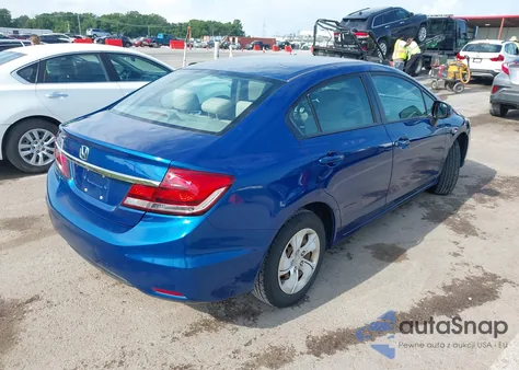 2013 Honda Civic Lx из США, поврежденный, VIN 19XFB2F57DE034792